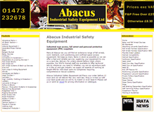 Tablet Screenshot of abacus-ise.co.uk